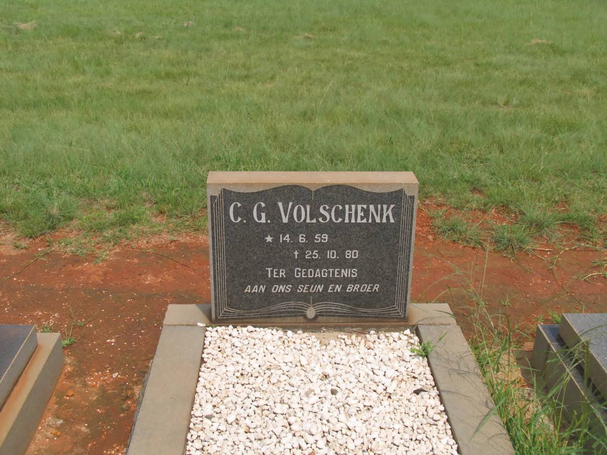 VOLSCHENK C.G. 1959-1980