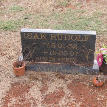 WEIDEMAN Isak Rudolf 1952-1997