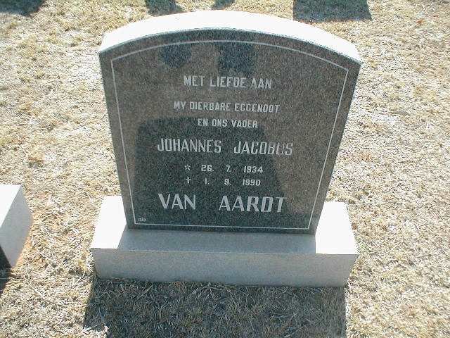 AARDT Johannes Jacobus, van 1934-1990