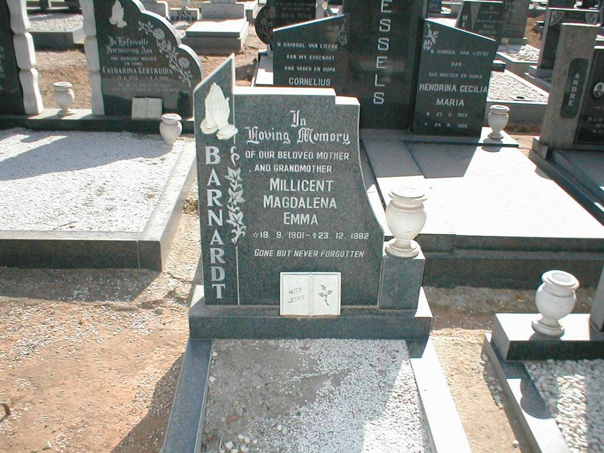 BARNARDT Millicent Magdalena Emma 1901-1982