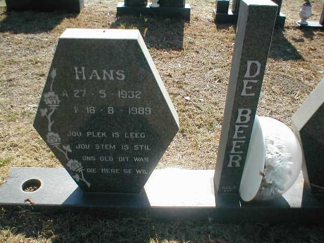 BEER Hans, de 1932-1989