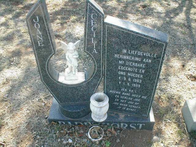 BADENHORST Joane Cecilia 1963-1989