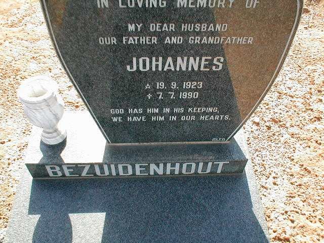 BEZUIDENHOUT Johannes 1923-1990
