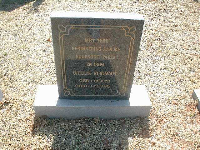 BLIGNAUT Willie 1920-1990