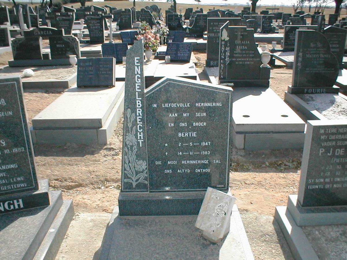 ENGELBRECHT Bertie 1947-1983