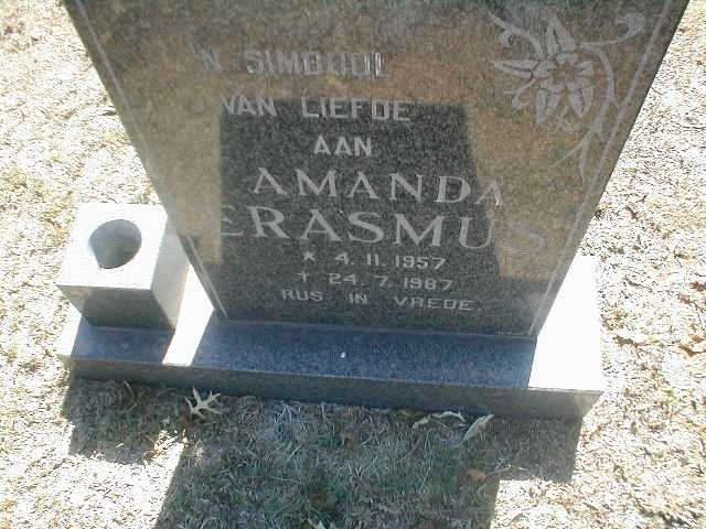 ERASMUS Amanda 1957-1987