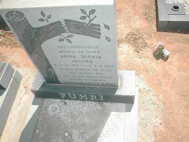 FUHRI Anna Sophia Jacoba 1912-1984