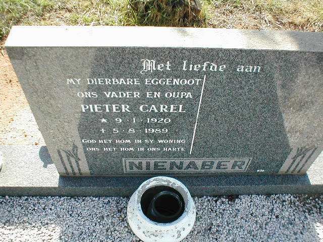 NIENABER Pieter Carel 1920-1989