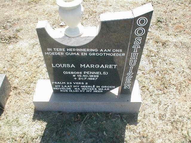 OOSTHUIZEN Louisa Margaretha nee PENNELS 1899-1987
