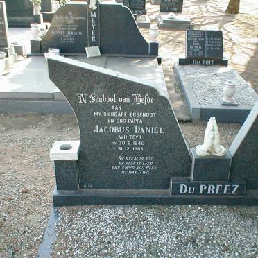 PREEZ Jacobus Daniel, du 1940-1983