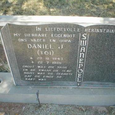SWANEPOEL Daniel J. 1943-1986