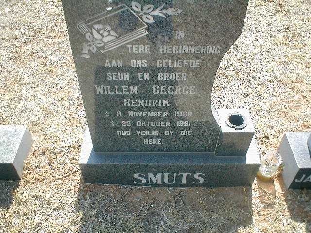 SMUTS Willem George Hendrik 1960-1991