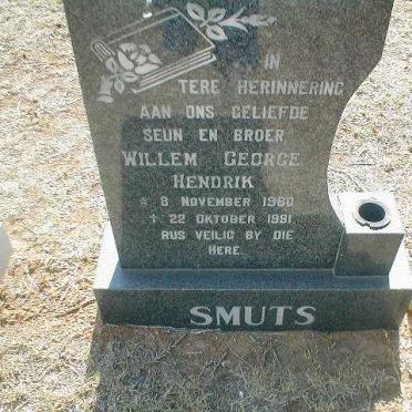 SMUTS Willem George Hendrik 1960-1991