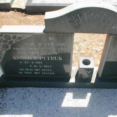THIRION Andries Petrus 1917-1985