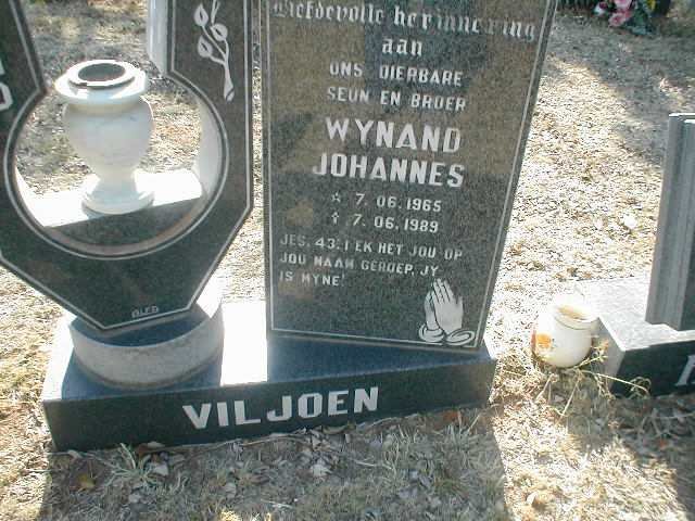 VILJOEN Wynand Johannes 1965-1989