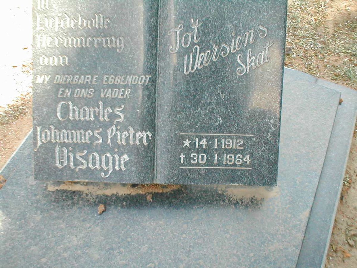 VISAGIE Charles Johannes Pieter 1912-1964