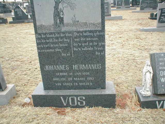 VOS Johannes Hermanus 1936-1983