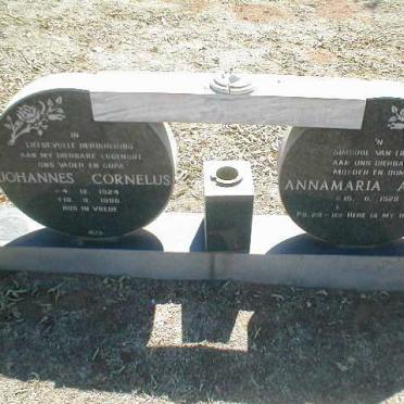 ? Johannes Cornelius 1924-1986 &amp; Annamaria Aletta 1928-