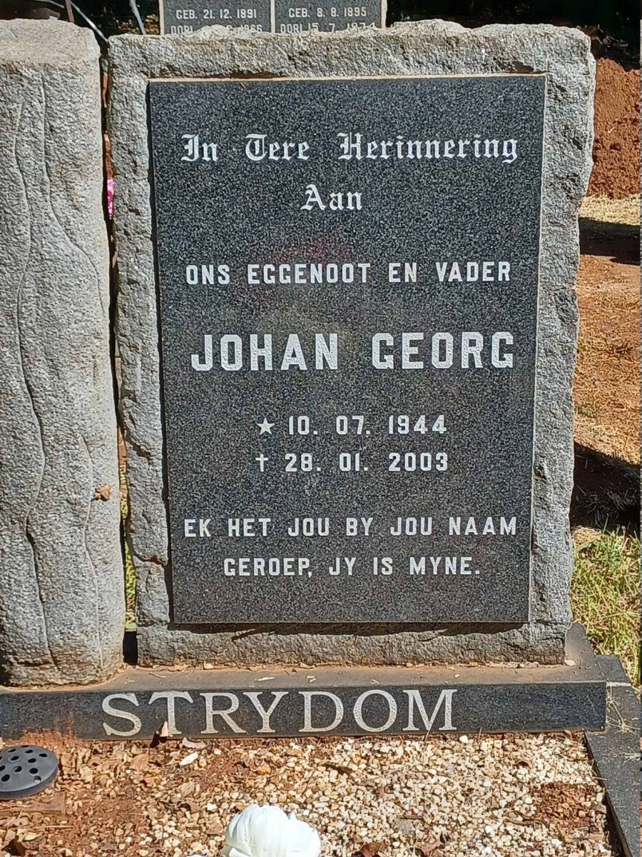 STRYDOM Johan Georg 1944-2003
