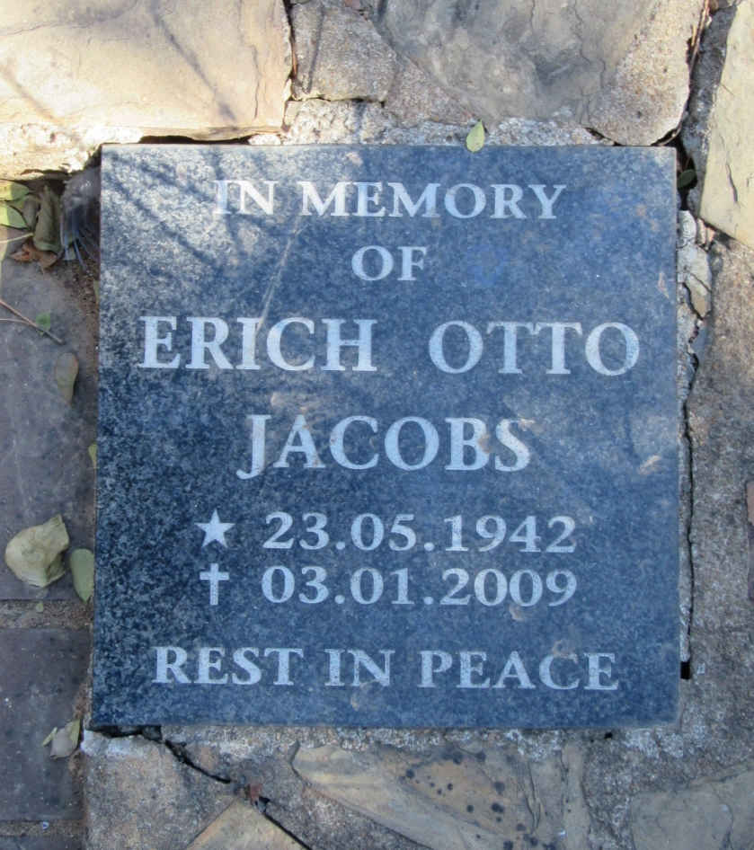 JACOBS Erick Otto 1942-2009