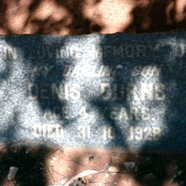 BURNS Denis -1928
