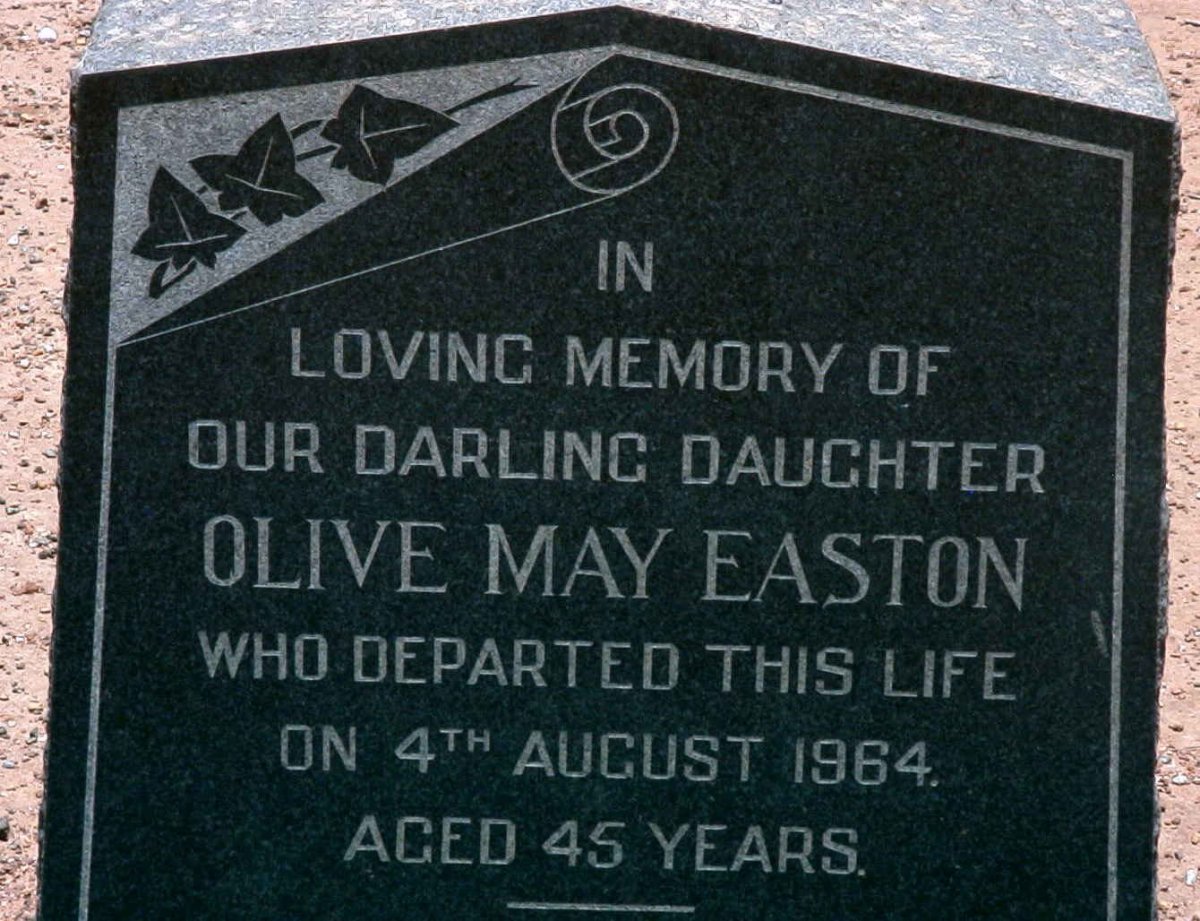 EASTON Olive May -1964