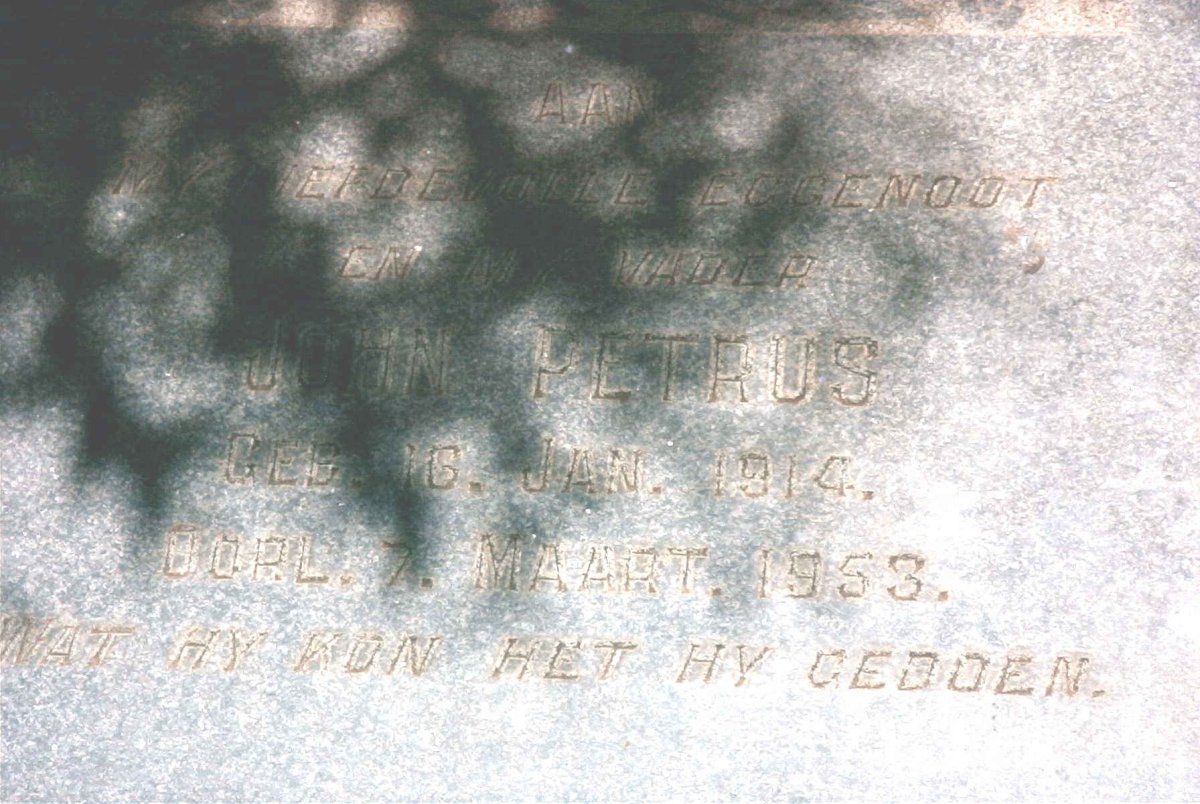 GELDENHUYS John Petrus 1914-1953