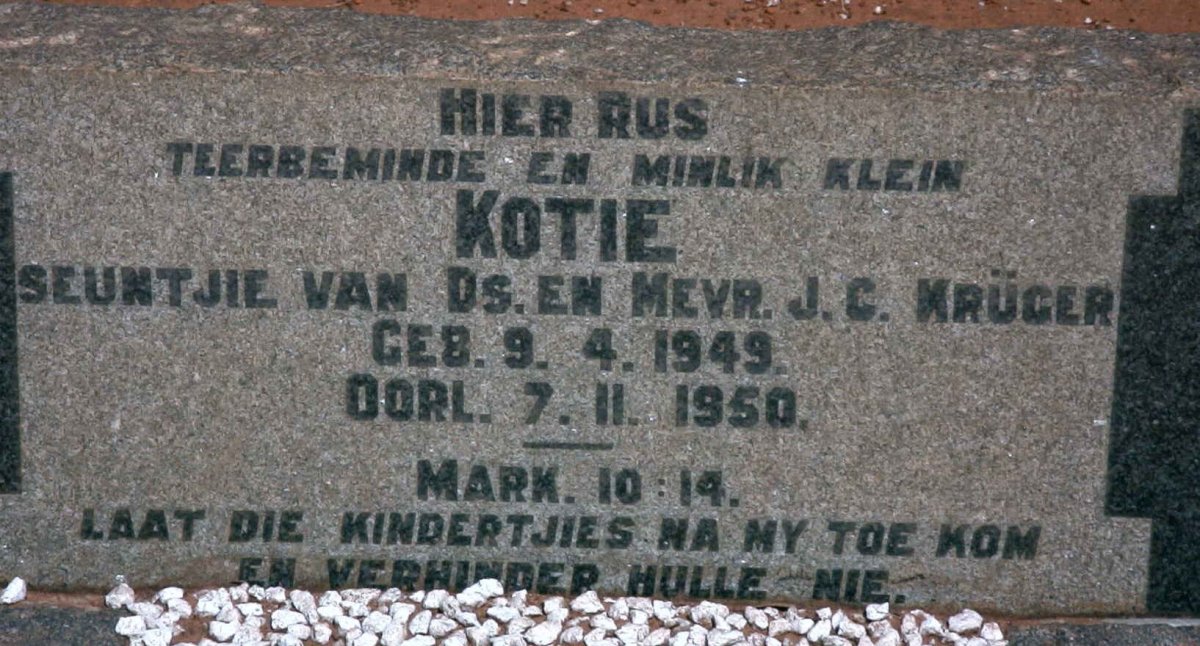 KRÜGER Kotie 1949-1950