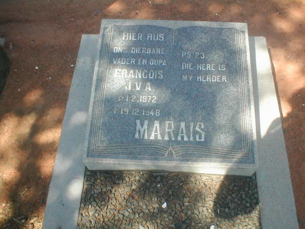 MARAIS Francois J.V.A. 1872-1948