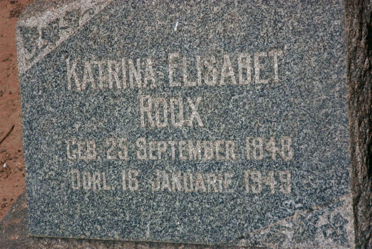 ROUX Katrina Elisabet 1948-1949