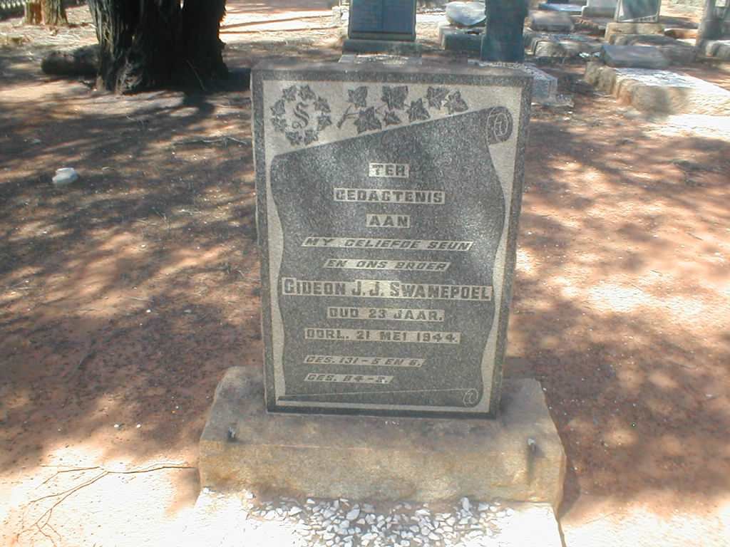 SWANEPOEL Gideon J.J. 1921-1944