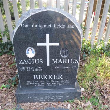 BEKKER Zagius 1976-2003 :: BEKKER Marius 1976-