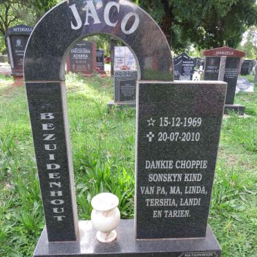 BEZUIDENHOUT Jaco 1969-2010