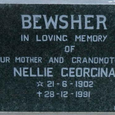 BEWSHER Nellie Georgina 1902-1991