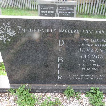 BEER Johanna Jacoba, de 1938-1975