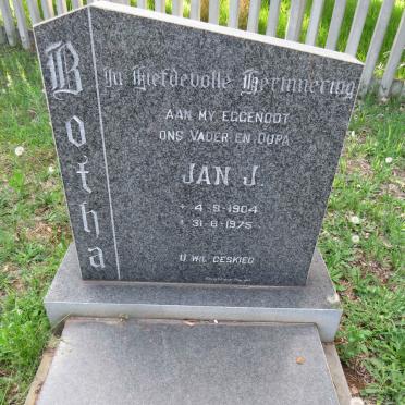 BOTHA Jan J. 1904-1975