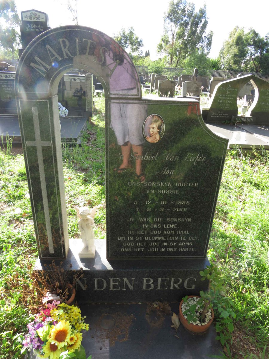 BERG Maritsa, van den 1985-2001