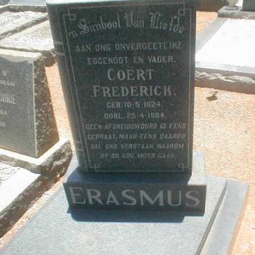 ERASMUS Coert Frederick 1924-1964