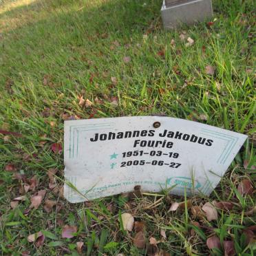 FOURIE Johannes Jakobus 1951-2005