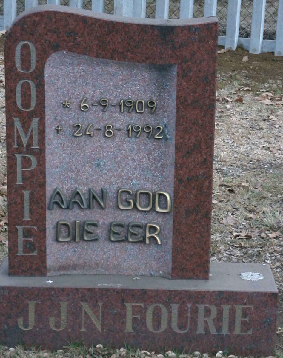 FOURIE J.J.N. 1909-1992