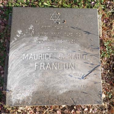 FRANCON Maurice Gerard 1927-1977