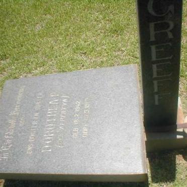 GREEFF Dorothea P. nee ALBERTYN 1942-1965
