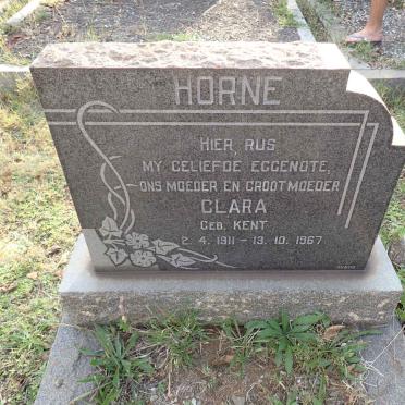 HORNE Clara nee KENT 1911-1967