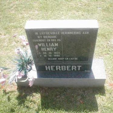 HERBERT William Henry 1933-1995
