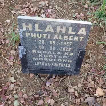 HLAHLA Phuti Albert 1957-2022