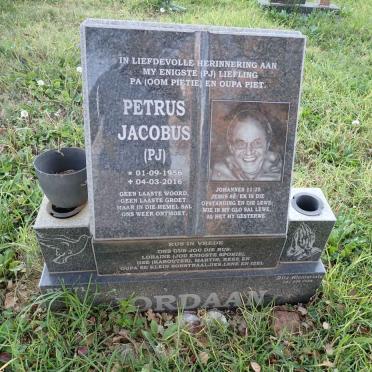 JORDAAN Petrus Jacobus 1956-2016