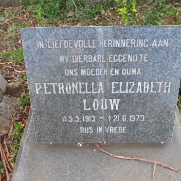 LOUW Petronella Elizabeth 1913-1973