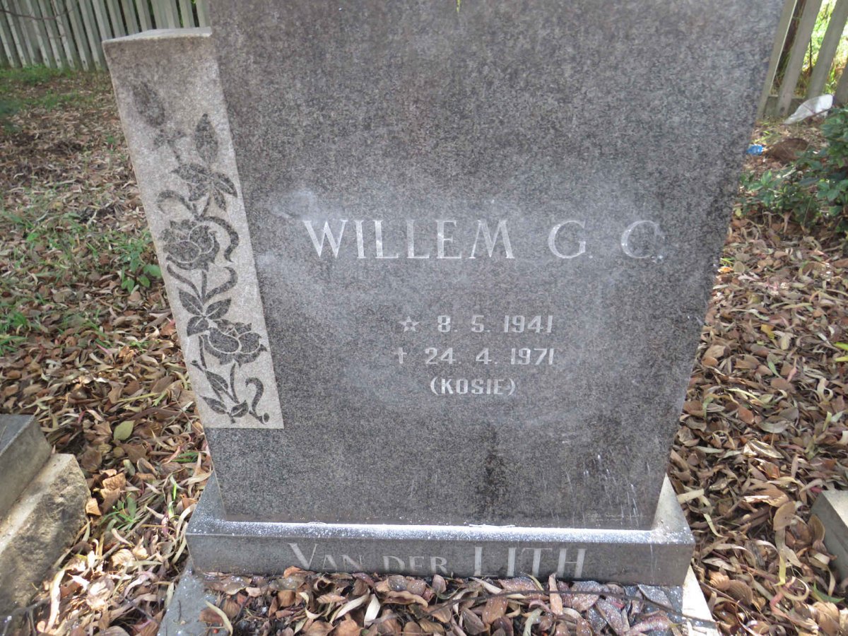 LITH Willem G.C., van der 1941-1971