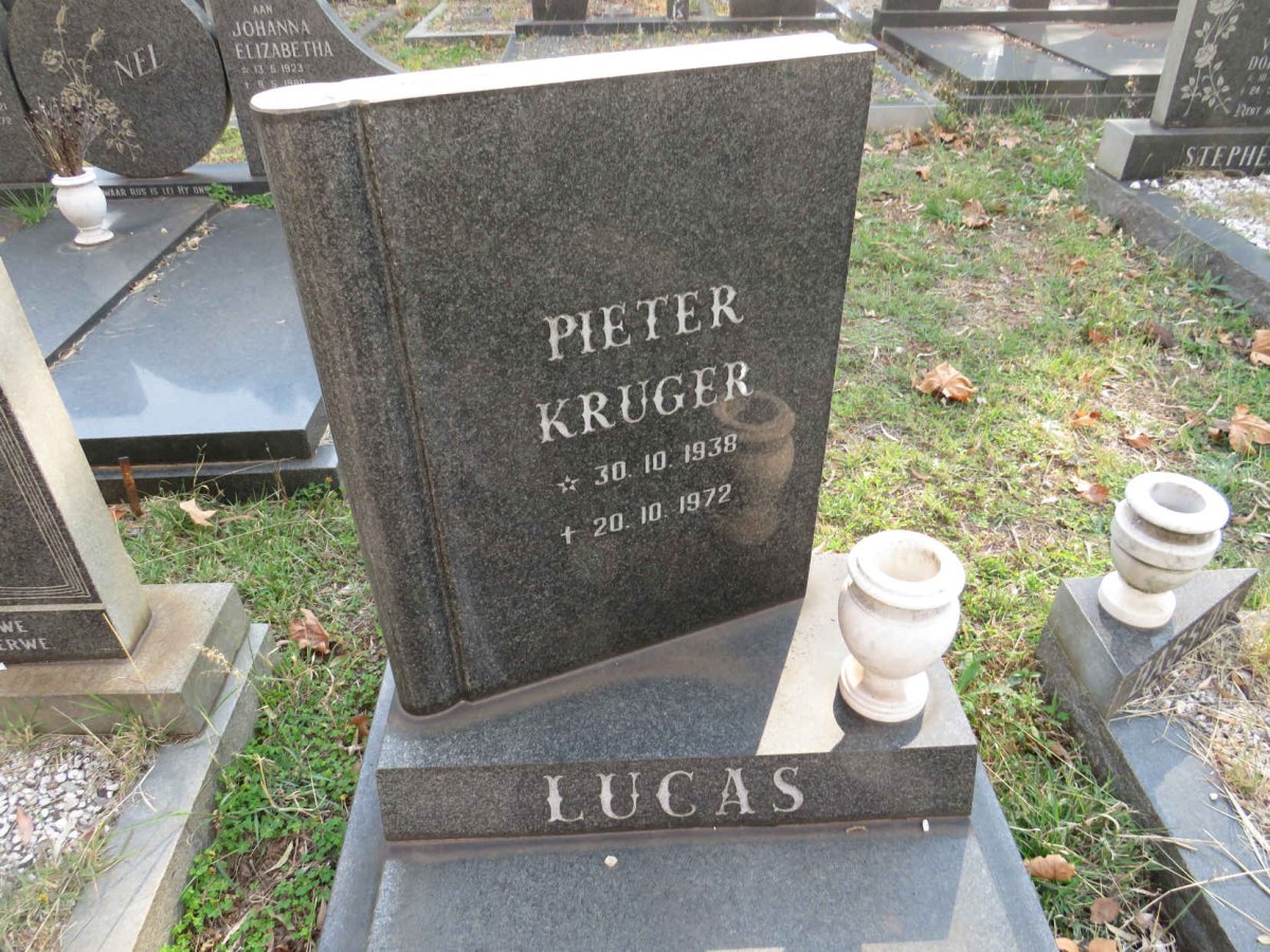 LUCAS Pieter Kruger 1938-1972