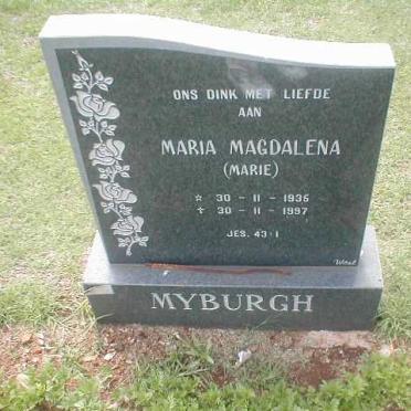 MYBURGH Maria Magdalena 1936-1997